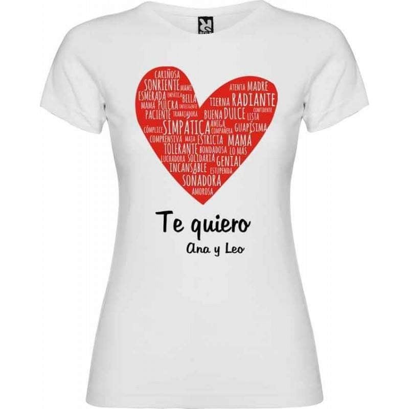 vulgar Preparación con tiempo Camiseta personalizada Te Quiero | MrRegalos.ES