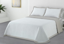 Colcha beige bordada modelo  Palma DOLZ