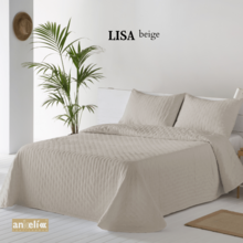 Colcha beige LISA Ankeli