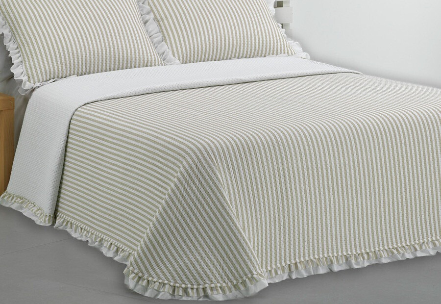 Colcha beige reversible  Manacor DOLZ (1)