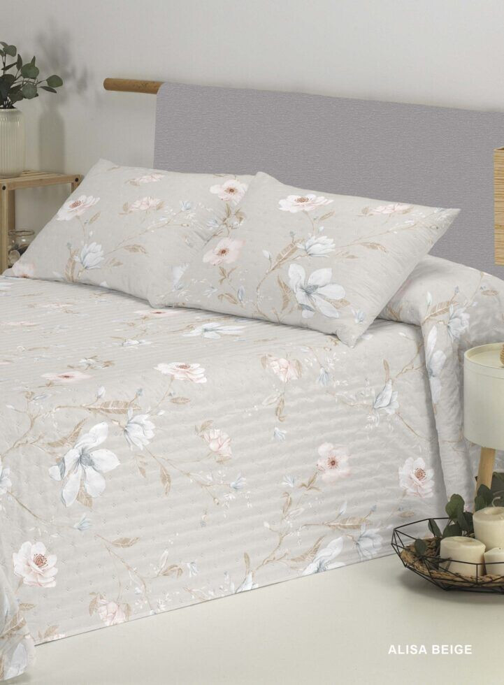Colcha bouti beige Alisa de POLO POLO ()