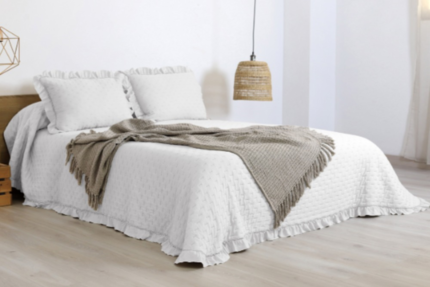 Compra colcha blanca