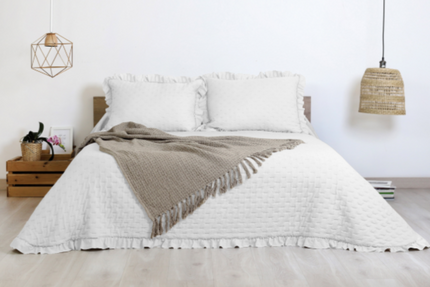 Compra colcha blanca