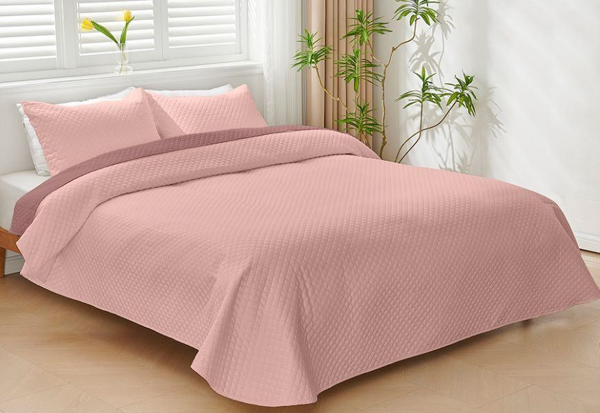 Colcha Bouti Reversible Bicolor ICELANDS Demi Moore rosa (2)