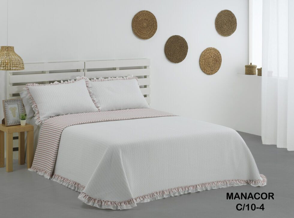 Colcha rosa reversible Manacor DOLZ ()