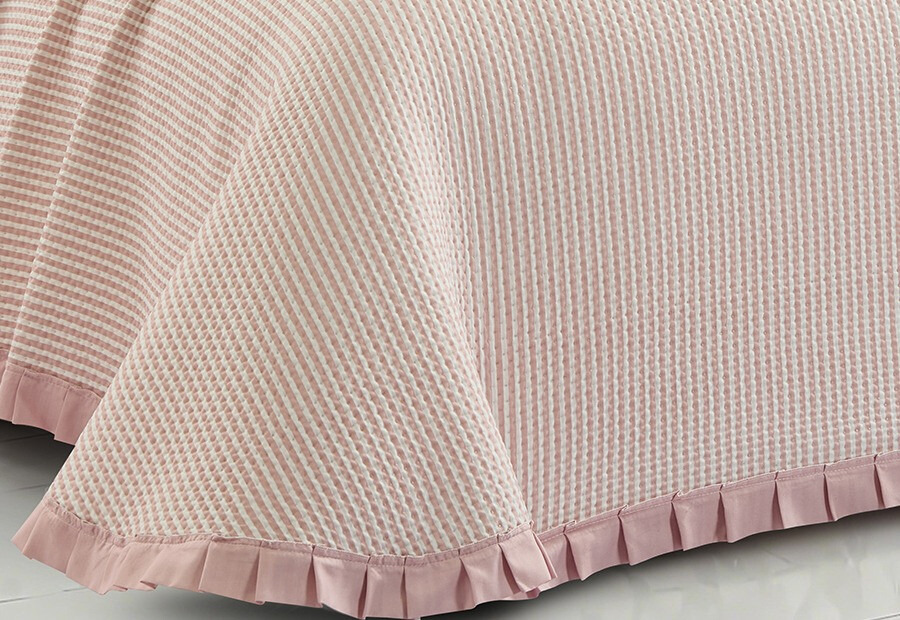 Colcha rosa reversible  Ibiza DOLZ (1)