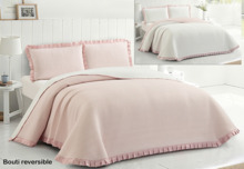 Colcha rosa reversible  Ibiza DOLZ
