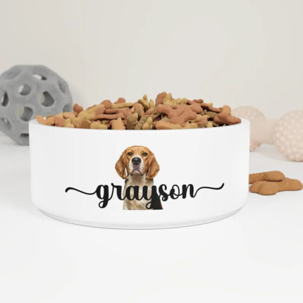 Cuenco Cerámica Perro Personalizado