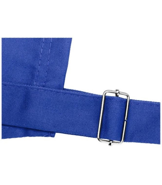 Delantal bordado (Unisex - Azul real - )