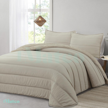 Edredón comforter lino con sherpa 250gr RALLA dMateo