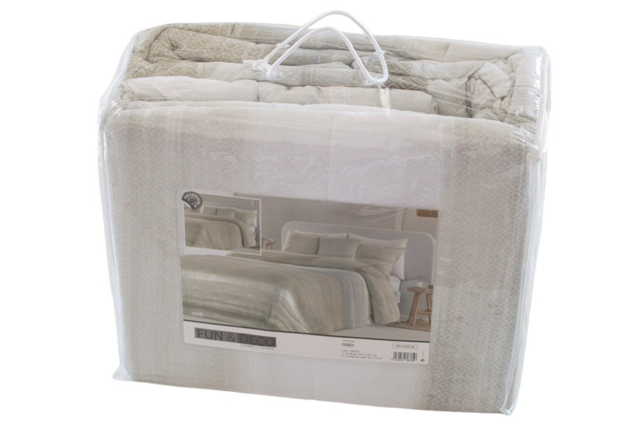 Edredón Comforter Reversible FUNDECO Estampado Osei (3)