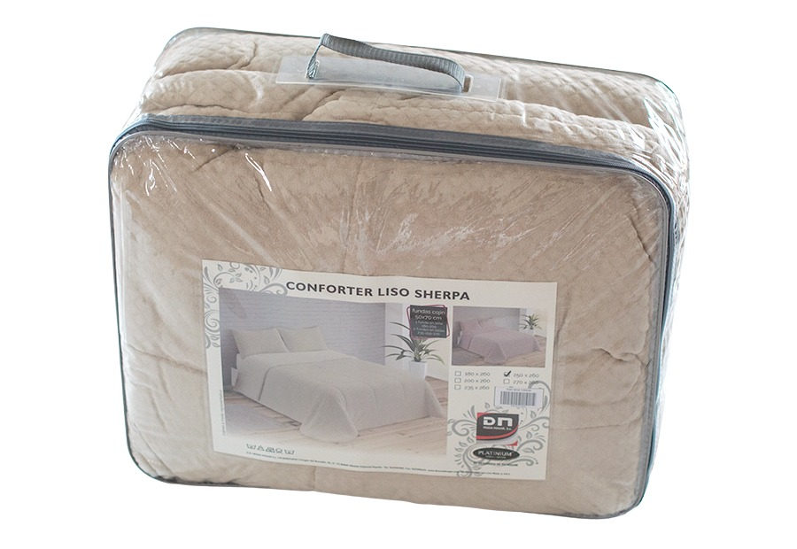Edredón Conforter DN Sedalina/Sherpa Borreguito Kubic Beige (3)