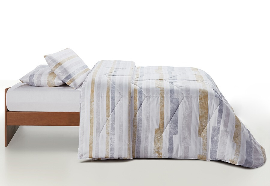 Edredón Duvet Nórdico Estampado CLARA VIDAL Malera oro (1)