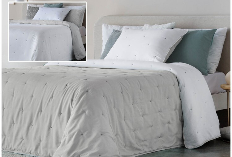 Edredón Nórdico Comforter Doble Cara FUNDECO Polare Gris ()