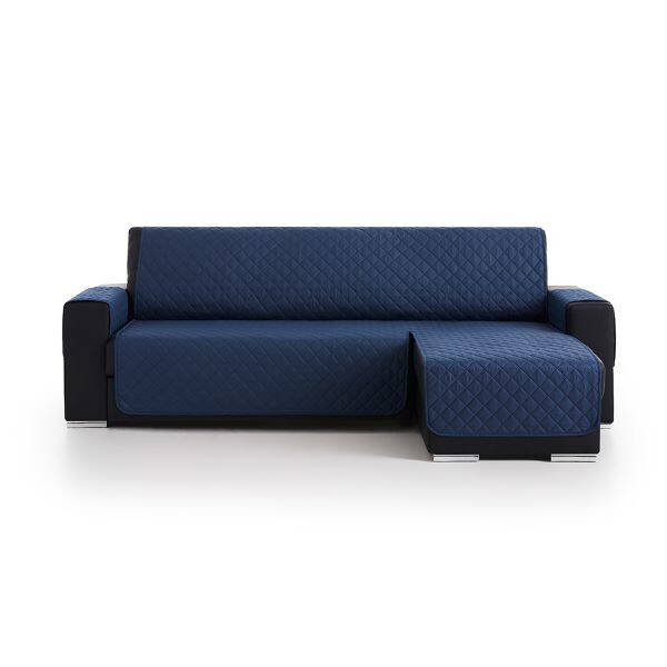 Funda sofá chaise longue acolchado Azul BELMARTI ()