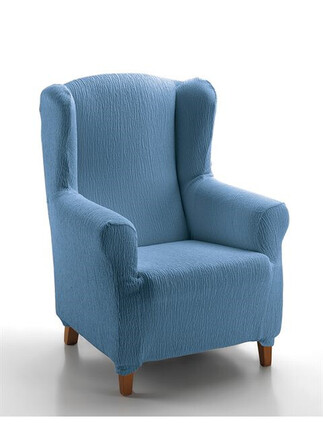 Compra funda sillón orejero color azul