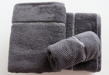 Juego Toallas 3 piezas 500gr BURRITO BLANCO color gris