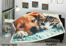 Manta plaid Sherpa Puppy 130x160 cm DOLZ