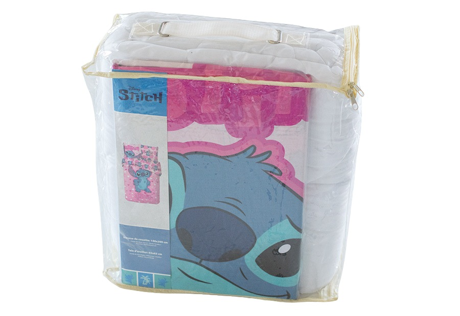 Pack Funda Nórdica+Relleno Nórdico LICENCIA Lilo & Stitch rosa (1)