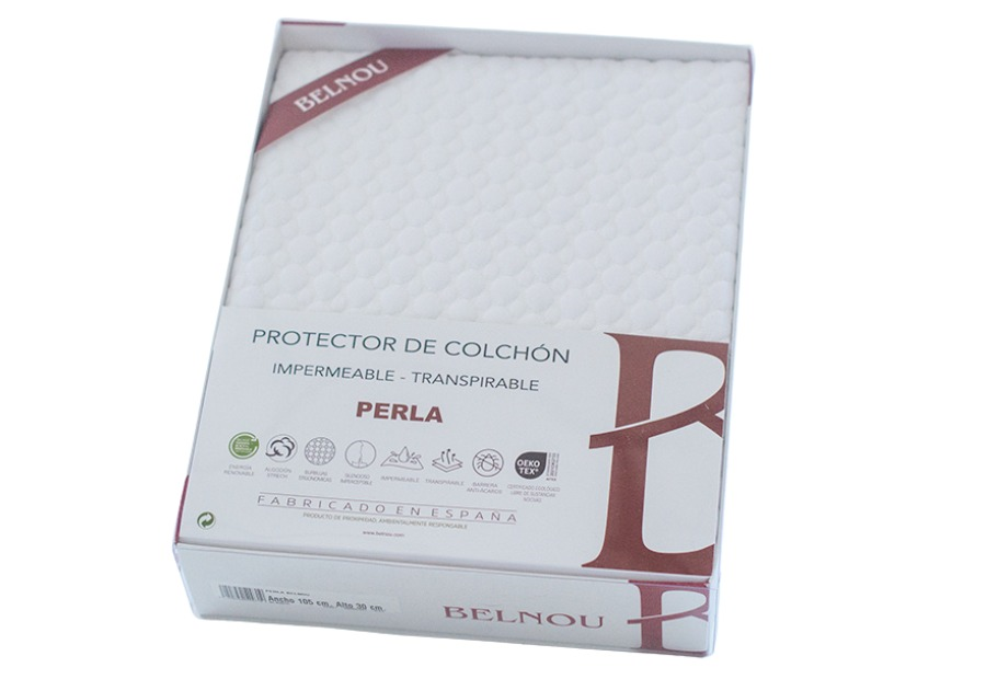 Protector Colchón Impermeable-Transpirable BELNOU Silence Perla (2)