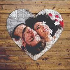 Puzzle corazon personalizado con tu foto compra ahora online en nuestra tienda MrRegalos.ES