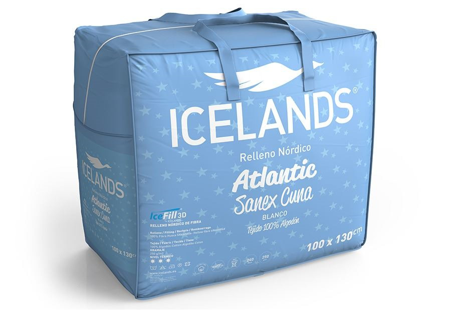 Relleno Nórdico Algodón ICELANDS Atlantic Sanex blanco Cuna (1)