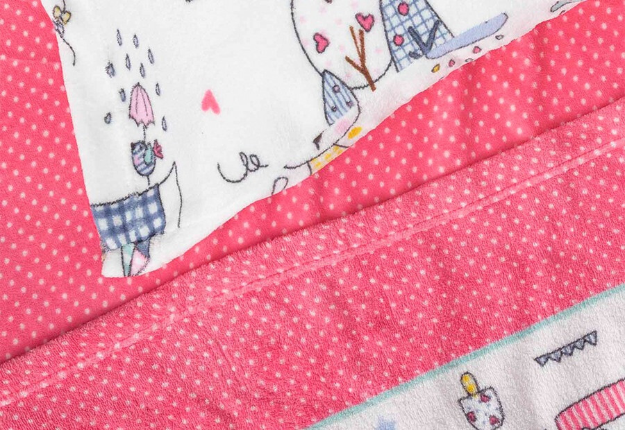 Sábana Invierno Coralina KARAMELO Premium Doble Cara Gatos (1)