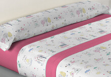 Sábana Invierno Coralina KARAMELO Premium Doble Cara Gatos