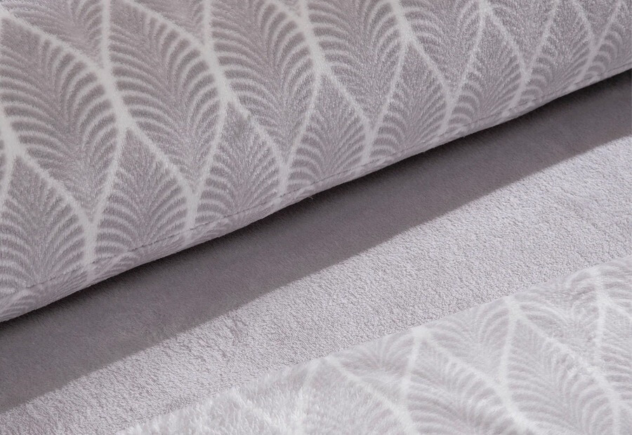 Sábana Invierno Coralina KARAMELO Premium Doble Cara Saori gris (1)