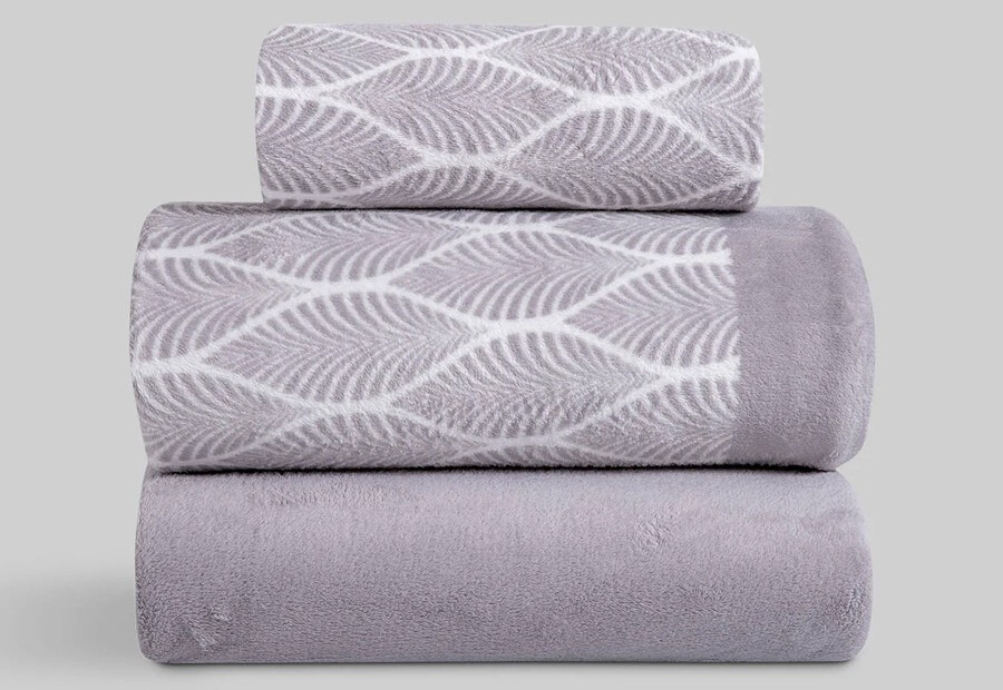 Sábana Invierno Coralina KARAMELO Premium Doble Cara Saori gris (2)