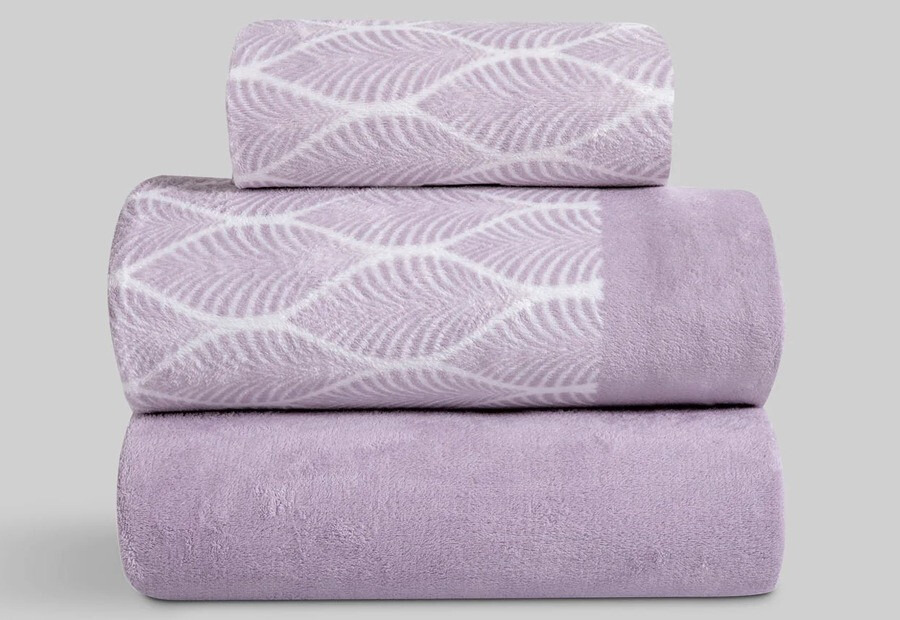 Sábana Invierno Coralina KARAMELO Premium Doble Cara Saori Lavanda (4)