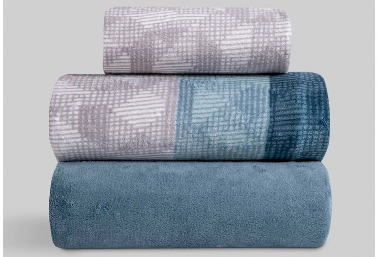Sábana Invierno Coralina KARAMELO Premium Doble Cara Senia azul (1)