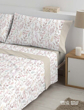 Sábanas BANJO marca PoloPolo color beige