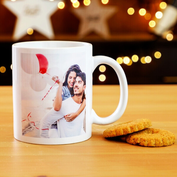 Taza personalizada con 2 fotos
